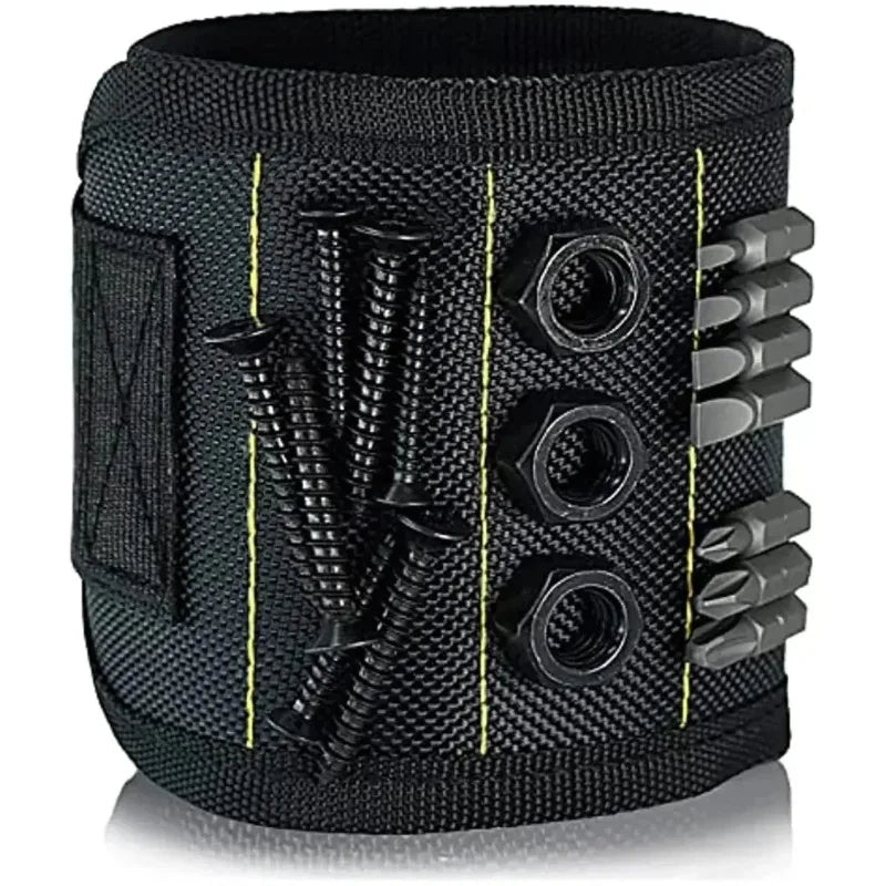 Leistungsstarkes magnetisches Werkzeug Magnetarmband – wird zur Befestigung von Schrauben, Nägeln, Bohrern und starken magnetischen Werkzeugkastenteilen verwendet