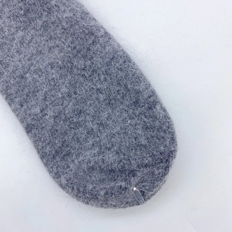 Autumn Winter Women's Candy Color High Content Wool Socks Ladies Soft Warm Wool Terry Socks Basic Sox Hose