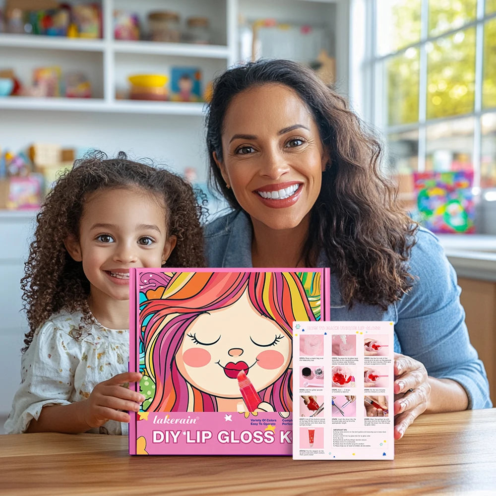Lip Gloss Base Set for Kids Gifts Lip Gloss Making Kit Diy Lip Gloss Kit Moisturizing Nourish Lip Gloss Pack Set Cosmetics
