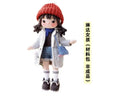 Crochet Kit Gril DIY Doll Crocheting Kits Amigurumi Knitting Kits Craft Toy Handmake Kits with Yarn Accessories Pattern