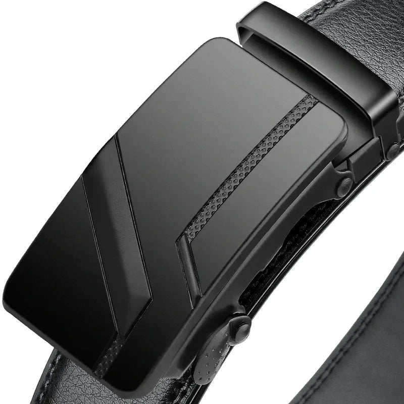 Fashion business men's belts, authentic luxury brand belts, metal buckles, high-quality soft belts