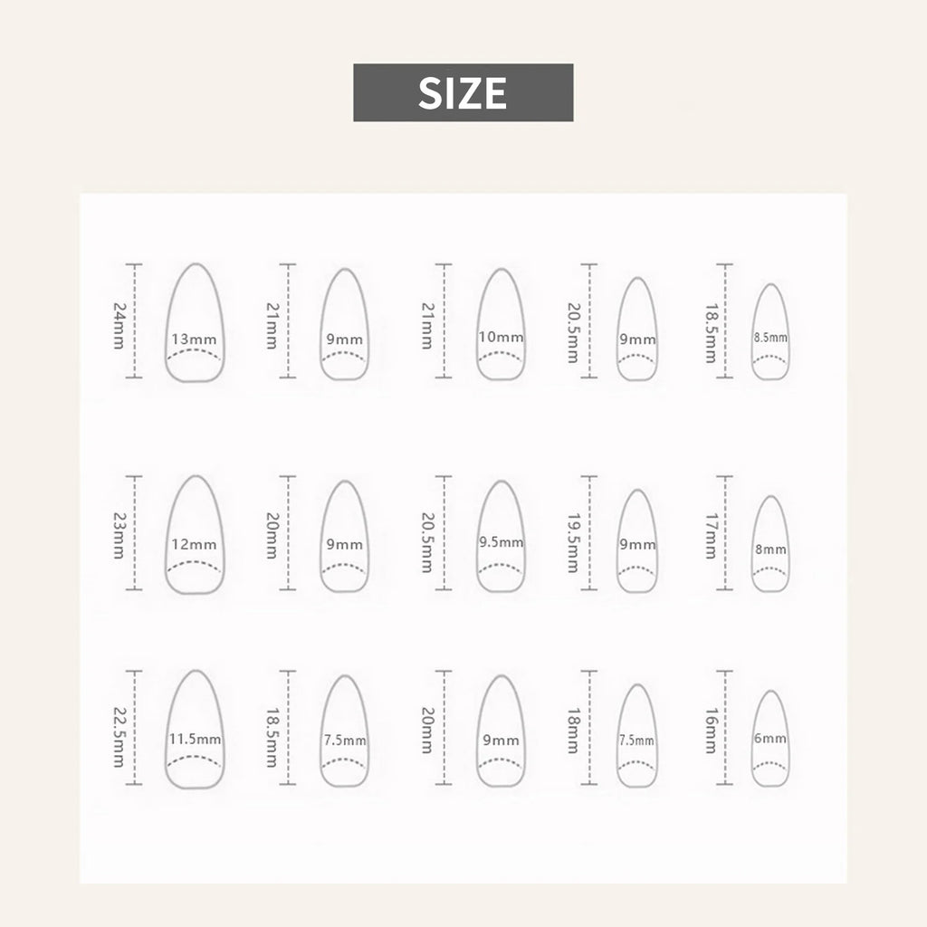 30Pcs French Cat-Eye Fake Nails Lace Music Notes Vine Bowknot Polka Dot Fake Nails Wearable Full Cover Nails Tips False Nails