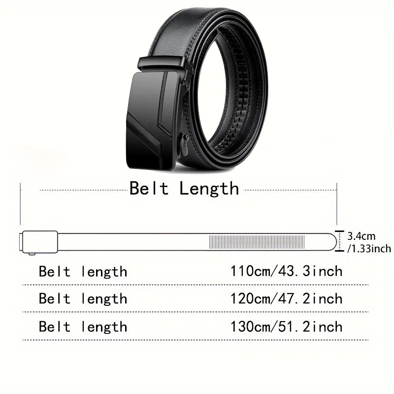Fashion business men's belts, authentic luxury brand belts, metal buckles, high-quality soft belts