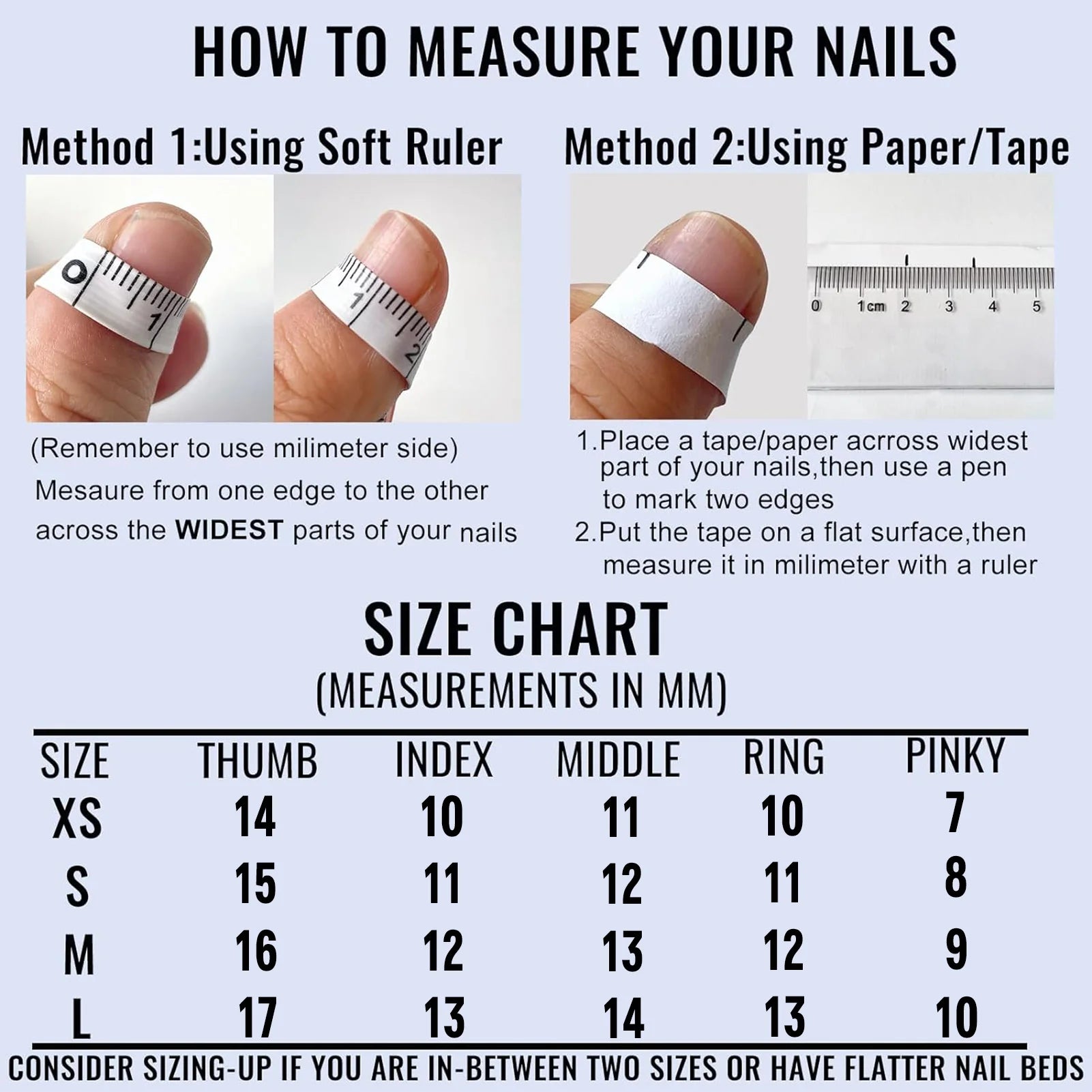Handmade Press on Nails with Cute Bear Paw Design Light Blue Fake Nails Full Cover Wearable Sweet Korean Almond False Nail Tips