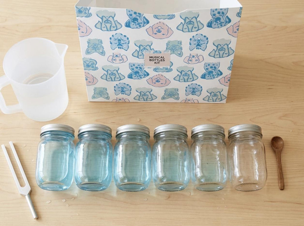 DIY musical water bottles kit