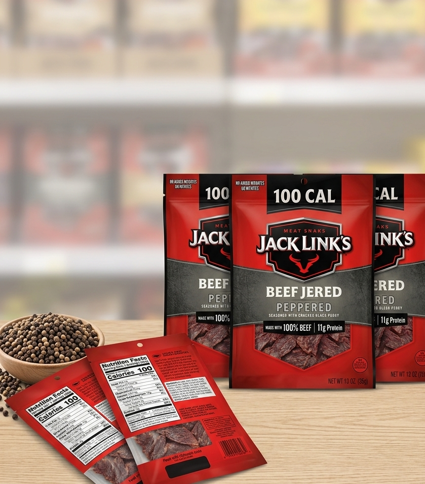 Jack Links Beef Jerky 1 oz 100 calorie packs